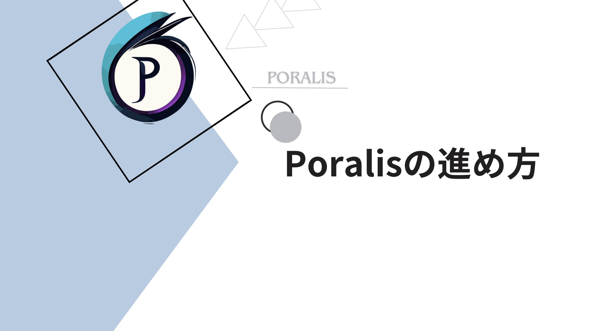 はじめに（Poralisの使い方）